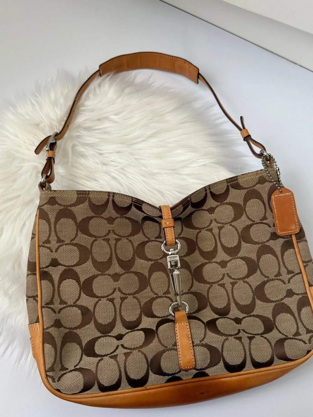Coach Vintage Signature Hamptons Handbag